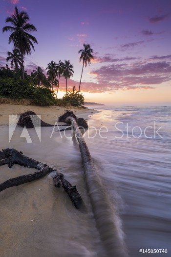 Image de Beautiful sunset at a tropical beach